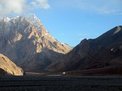 18 Looking Back At The Exit From The Aghil Pass Early Morning From Kulquin Bulak Camp In Shaksgam Valley On Trek To Gasherbrum North Base Camp In China